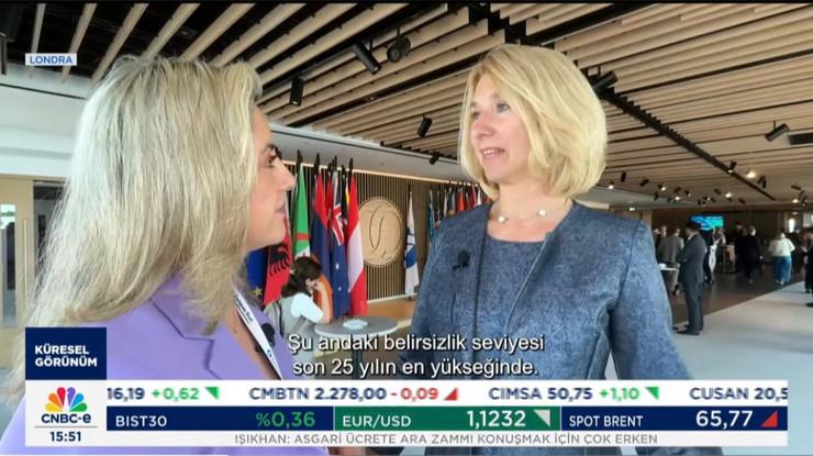 EBRD Başekonomisti Beata Javorcik uyardı: “Belirsizlik son 25 yılın en yüksek seviyesinde”