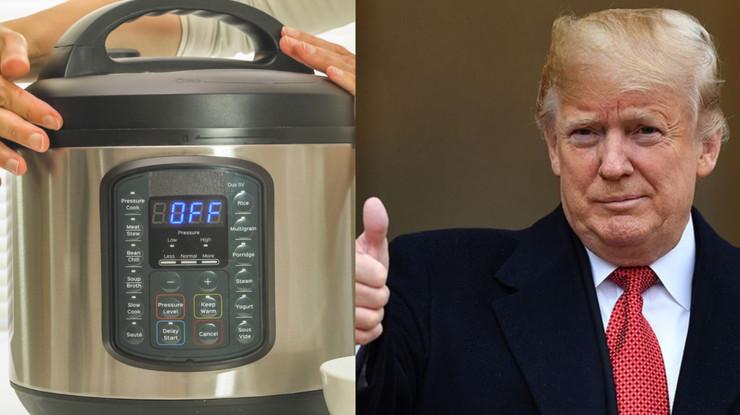 Trump mutfaklara giriyor: Kendi sloganıyla akıllı tencere çıkarmaya hazırlanıyor