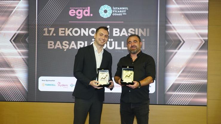 Ekonomi Gazetecileri Derneği'nden CNBC-e'ye ödül