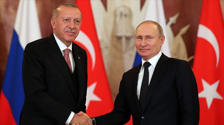 Cumhurbaşkanı Erdoğan, Putin'le görüştü