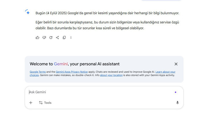 Bugün Google'a ne oldu? Google'ın yapay zekası Gemini'a ve ChatGPT'ye sorduk: İşte aldığımız yanıt