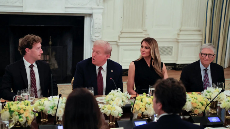 Trump, Elon Musk hariç teknoloji liderlerini Beyaz Saray'da ağırladı