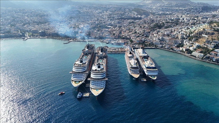Türk limanlarında gemi trafiği 7 yılın zirvesinde