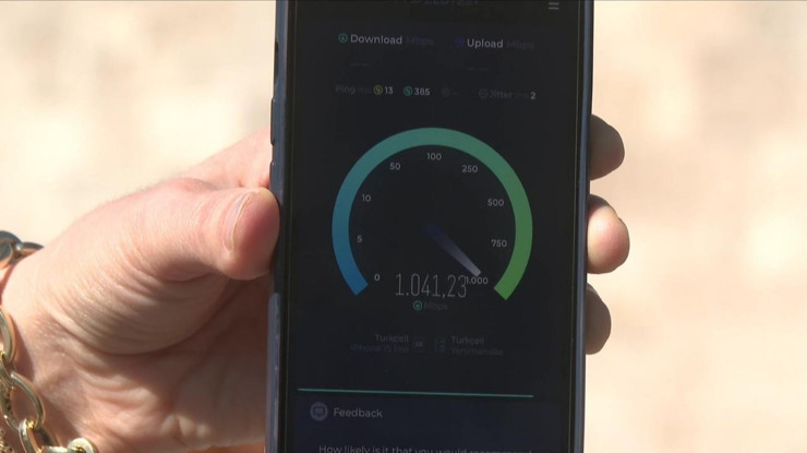 TBMM’de 5G testi: Mobil indirme hızı 1500 megabite ulaştı