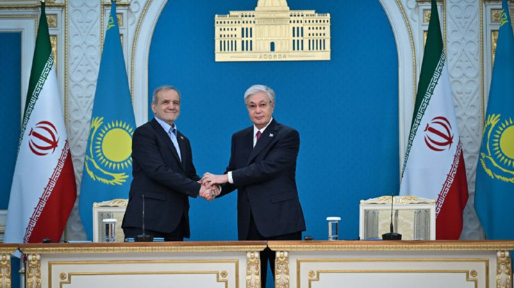 Kazakistan ile İran'dan 8 işbirliği anlaşması