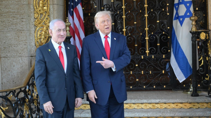 Trump ve Netanyahu Florida'da buluştu! Trump yanıtladı: Türkiye'ye F-35 satışı olacak mı?