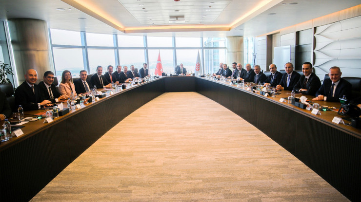 Bakan Şimşek, TCMB ve BDDK başkanları bankacılarla bir araya geldi