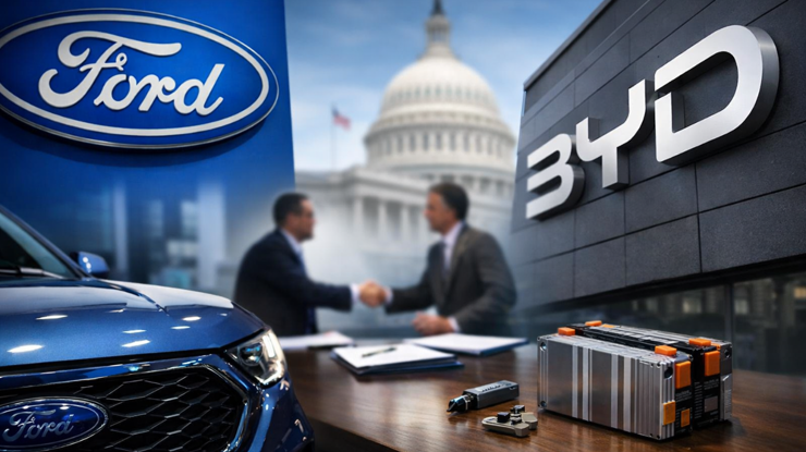 Ford’dan Çin hamlesi: Hibritte BYD bataryası masada, Washington ayakta