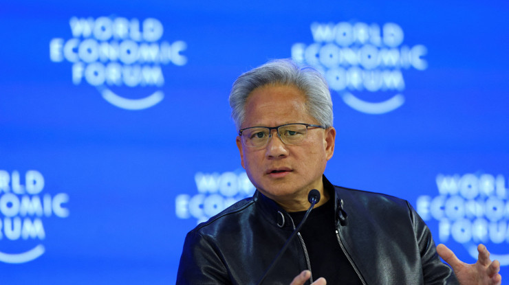 Nvidia CEO’su Davos’tan ateşi yaktı: Yapay zeka rüzgarı hisseleri uçurdu