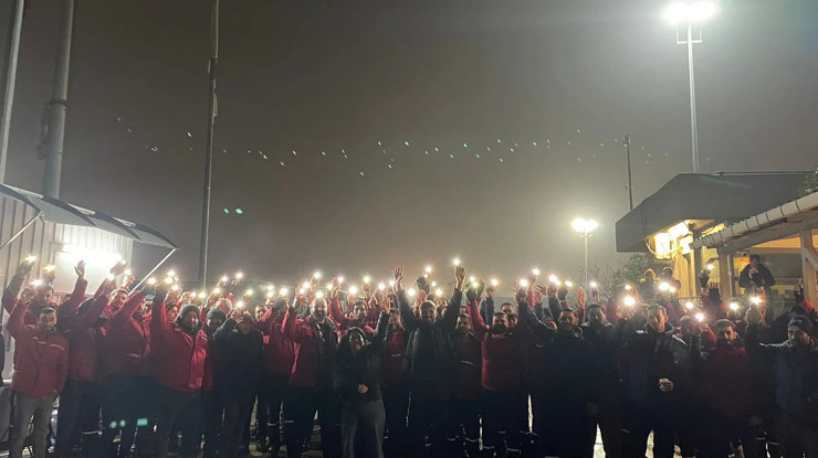 Migros’a bağlı depolarda iş bırakma eylemi