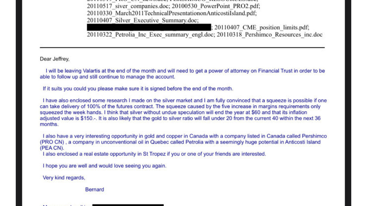 Epstein dosyalarında dikkat çeken gümüş yatırımı: 2011 rallisinde 65 dolar tahmini