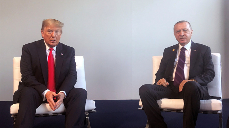 Cumhurbaşkanı Erdoğan, Trump ile görüştü