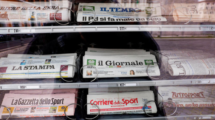 İtalya'da gazeteciler greve gitti