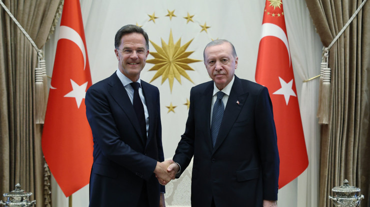 Cumhurbaşkanı Erdoğan NATO Genel Sekreteri Rutte'yi kabul etti
