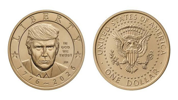 ABD'den dikkat çeken karar: Trump'ın portresi 1 dolarlık altın paraya basılıyor