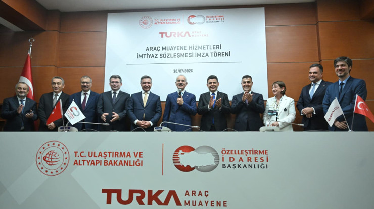 Türkiye'nin yeni nesil araç muayene sistemi için imtiyaz sözleşmesi imzalandı