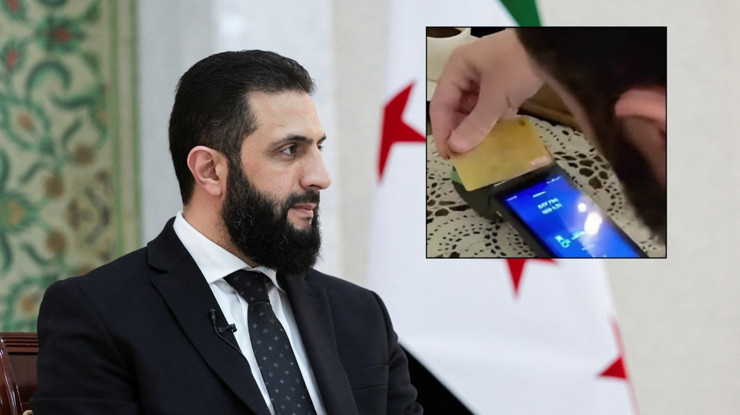 Suriye'de 15 yıl sonra bir ilk! Cumhurbaşkanı Şara ödemeyi Visa kart ile yaptı