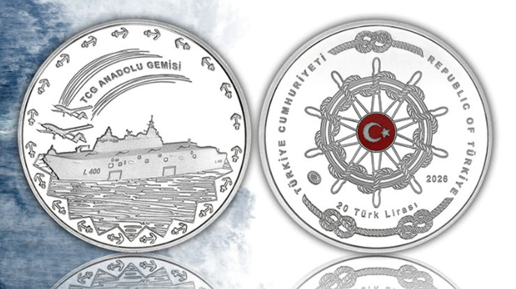 Darphane'den TCG Anadolu'ya özel para