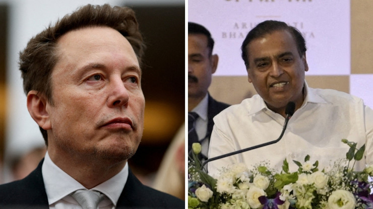 Milyarderler savaşı! Elon Musk ve Mukesh Ambani dev pazar için karşı karşıya