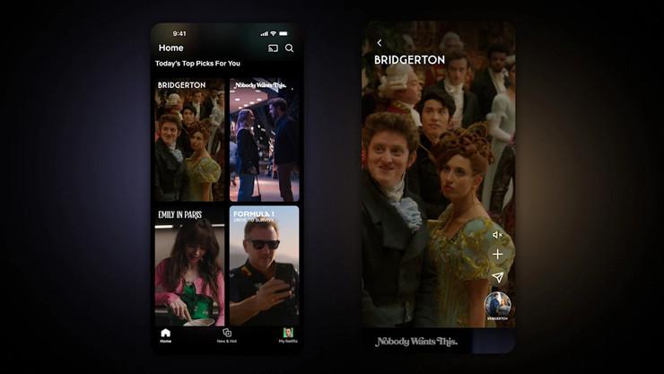 Netflix 12 yıl sonra ana sayfayı yeniliyor: TikTok benzeri dikey video ve yapay zeka aramayı test ediyor - Resim : 1
