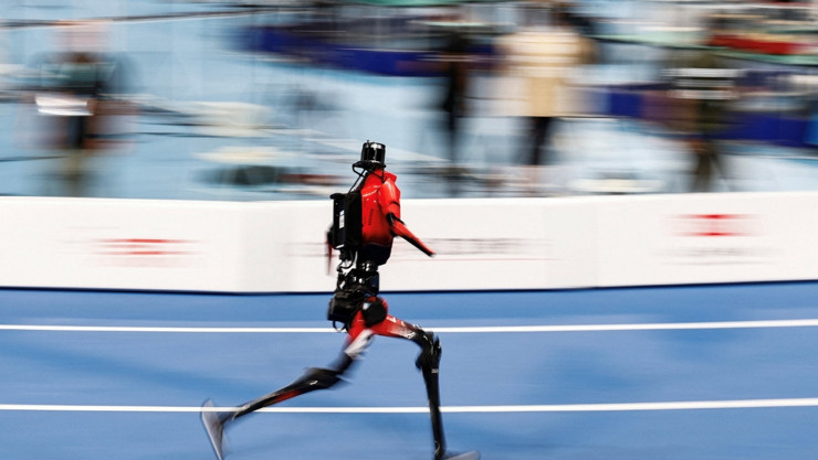 Dünya Robot Oyunları'nda ilginç anlar! Usian Bolt'u geçen de var, sedyelik olan da - Resim : 4