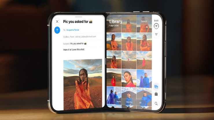 Apple katlanabilir iPhone'un kat izini nasıl gizledi? İşte kullandığı teknoloji - Resim : 1