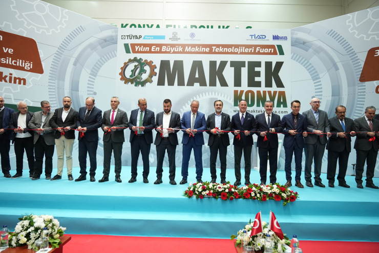 Yılın En Büyük Ve En Kapsamlı Makine Teknolojileri Fuarı MAKTEK Konya Kapılarını Açtı! - Resim : 1