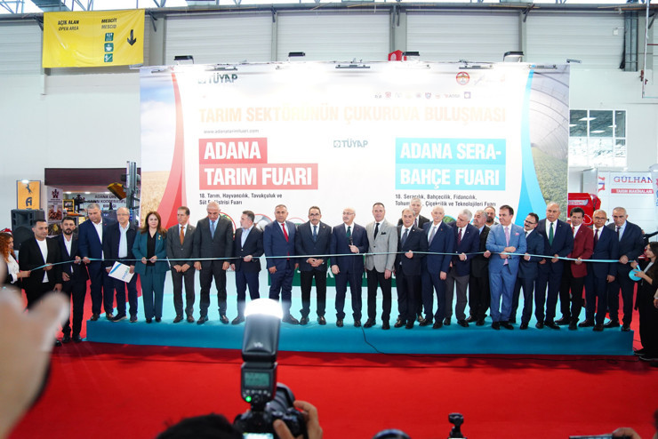 Tarım Sektörü Adana’da Buluşuyor: 18. Adana Tarım ve Sera & Bahçe Fuarı Açıldı! - Resim : 1