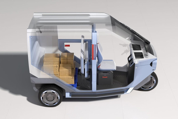 Hyundai E3W: Elektrikli Üç Tekerlekli Araç Pazarına Giriş 1 Hyundai E3W Kargo Modeli