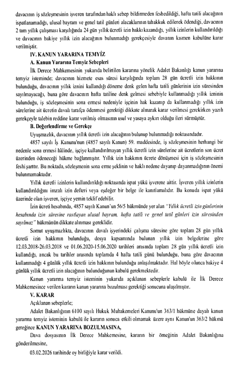 Milyonlarca çalışana Yargıtay'dan izin kararı: O günler artık yıllık izinden düşülmeyecek - Resim: 6